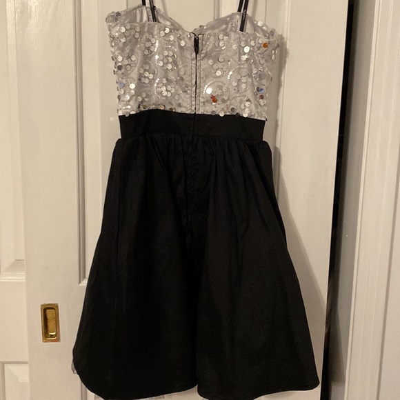 Black with silver sequins dress - Picture 3 of 4